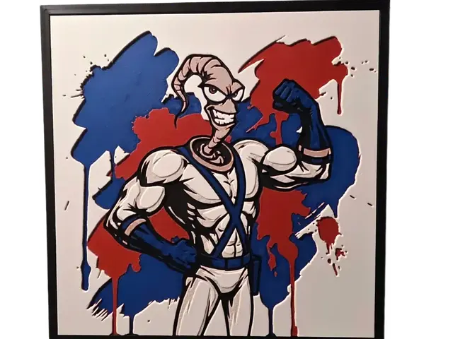 HueForge model: Earthworm Jim - Retro Gaming HueForge - 200x200 by Side Quest Hues