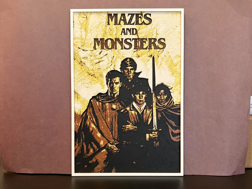 Mazes and Monsters Hueforge by Estiv HueForge model: Mazes and Monsters Hueforge by Estiv