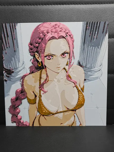 HueForge model: Rebecca - One Piece by TheHueforgeLady