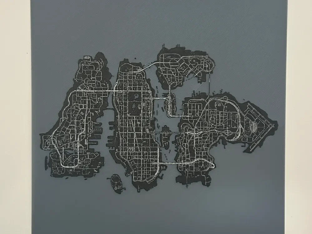 GTA Liberty City HueForge by CreativeDestructions HueForge model: GTA Liberty City HueForge by CreativeDestructions