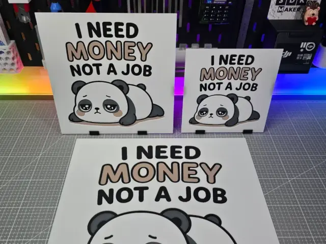 Lazy Panda – Hueforge - 4 Colors