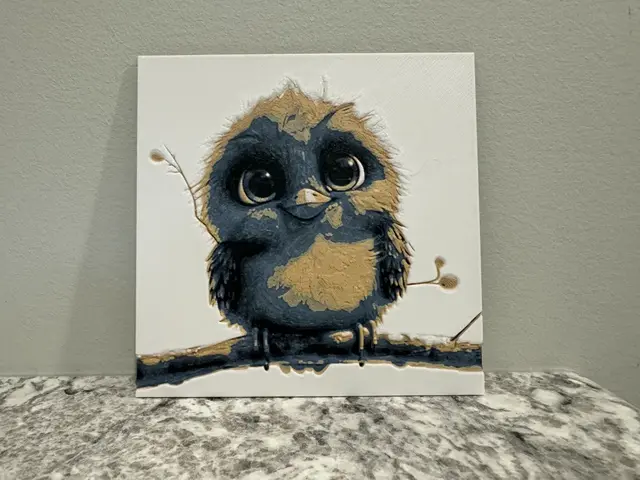 HueForge model: Happy Bird #1 by Canadian Gamer