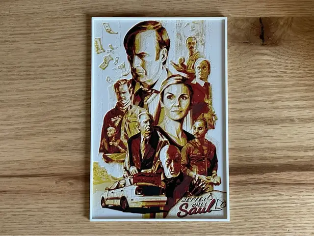 HueForge model: Better Call Saul (2015) Hueforge Series Poster by NiiON