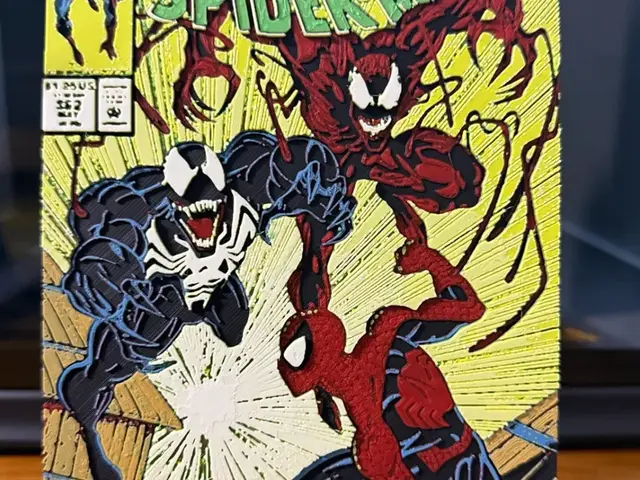 HueForge model: Spider-Man #362 (PART TWO) Comic Cover by Indepth_Creations