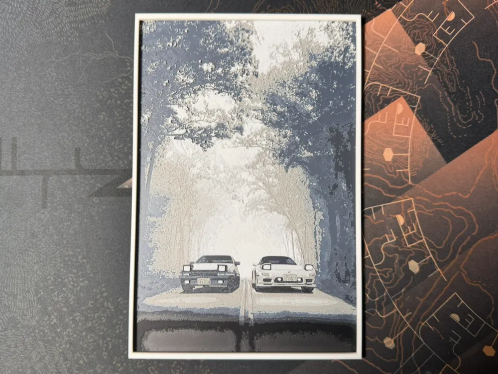 Initial D v2 - HueForge by ZorPrime7 HueForge model: Initial D v2 - HueForge by ZorPrime7