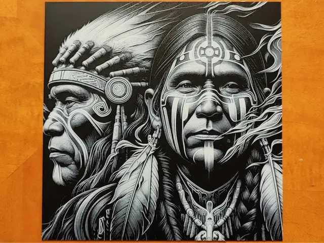 HueForge model: Native American - Hueforge by Sarge