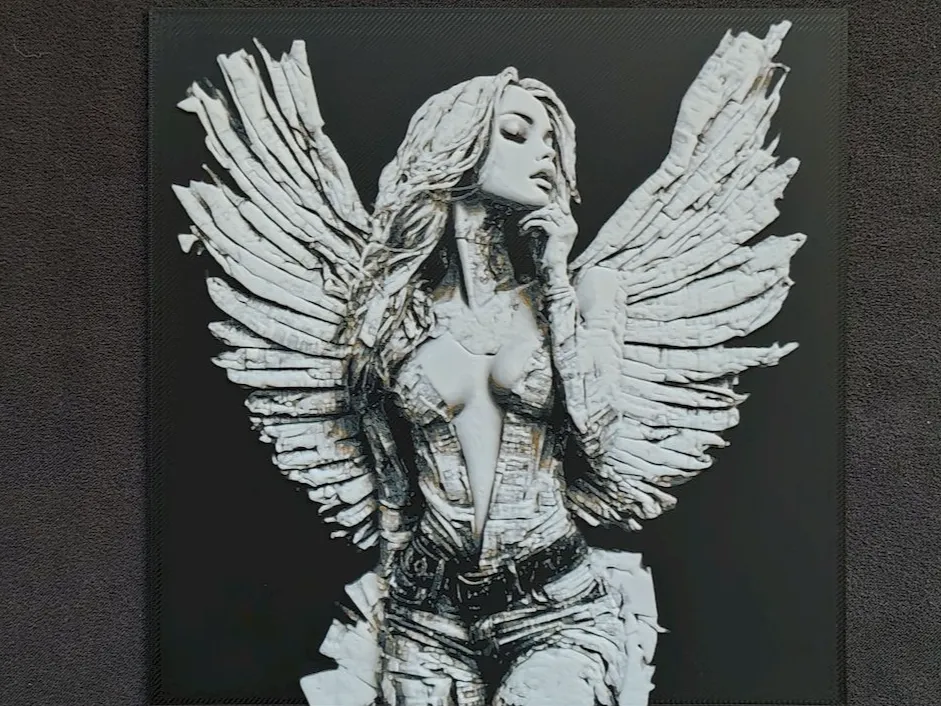 Angel II. HueForge by fD.667 HueForge model: Angel II. HueForge by fD.667