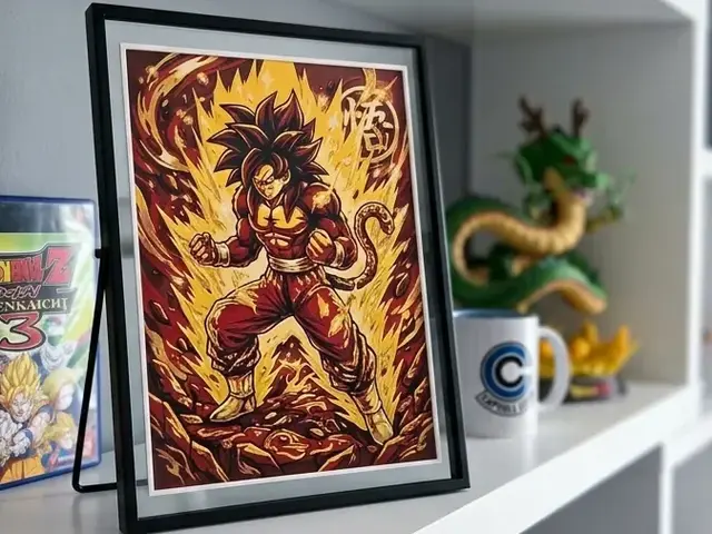 HueForge model: Son Goku SSJ4 - HueForge by keko
