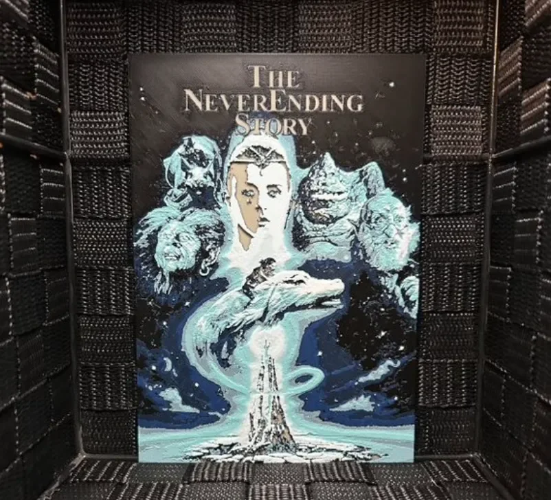 Hueforge Movie Poster - The NeverEnding Story - by JoDau HueForge model: Hueforge Movie Poster - The NeverEnding Story - by JoDau