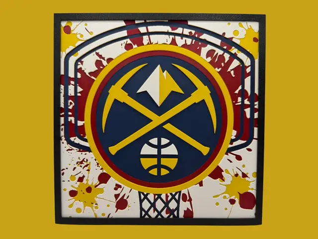 HueForge model: Denver Nuggets - NBA Hueforge by Canadian Gamer