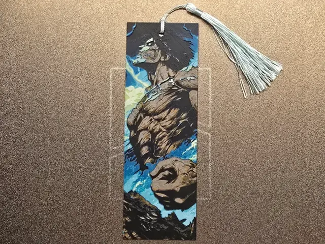 HueForge model: Attack on Titan bookmark by 3D-Mentiel