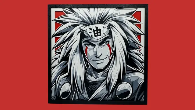 HueForge model: Jiraya - Naruto Hueforge by Canadian Gamer