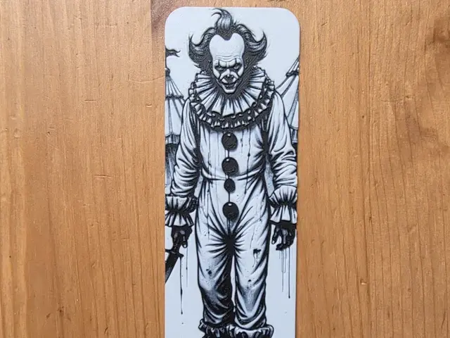 HueForge model: Clown Bookmark by Morganja