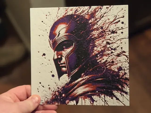 HueForge model: Graffiti Magneto Hueforge by 3Ree Printing