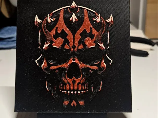 HueForge model: Star Wars Darth Maul Skull by Mano's 3d_Art