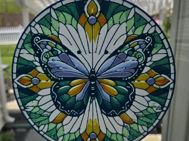 HueForge model: Butterfly 2, One-piece Color Dropped by tlavedas