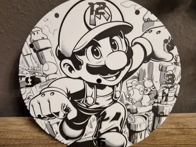HueForge model: Super Mario Clock by Schuettdesign