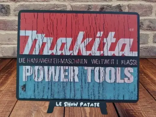 HueForge model: Plaque vintage Makita Hueforge by leshowpatate