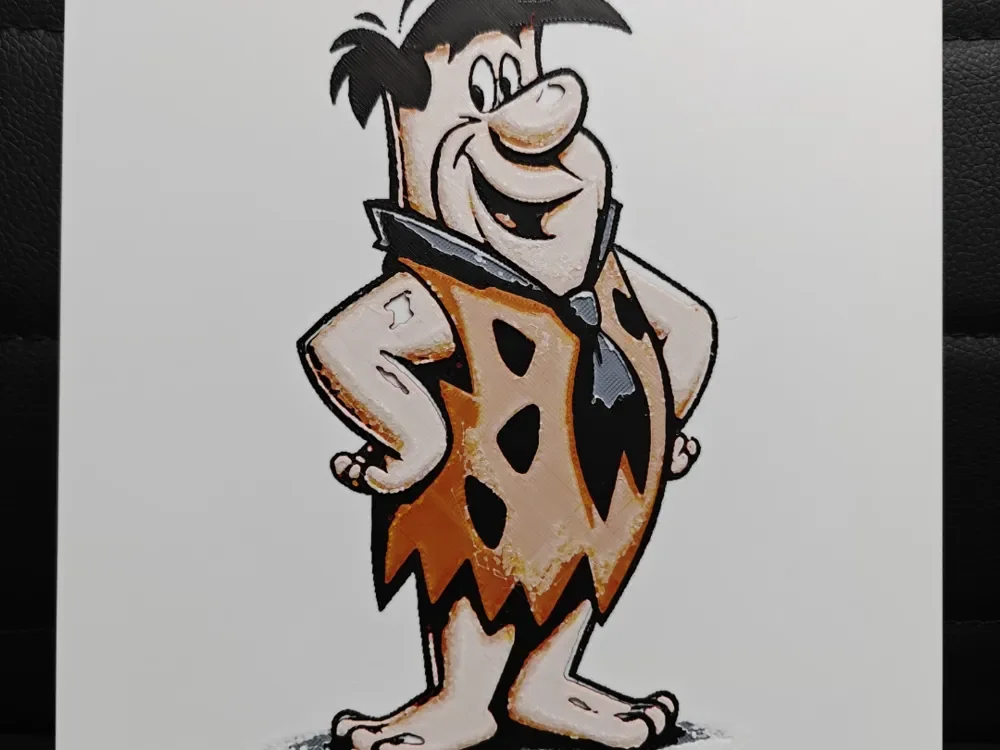 Fred Flintstone by TheHueforgeLady HueForge model: Fred Flintstone by TheHueforgeLady