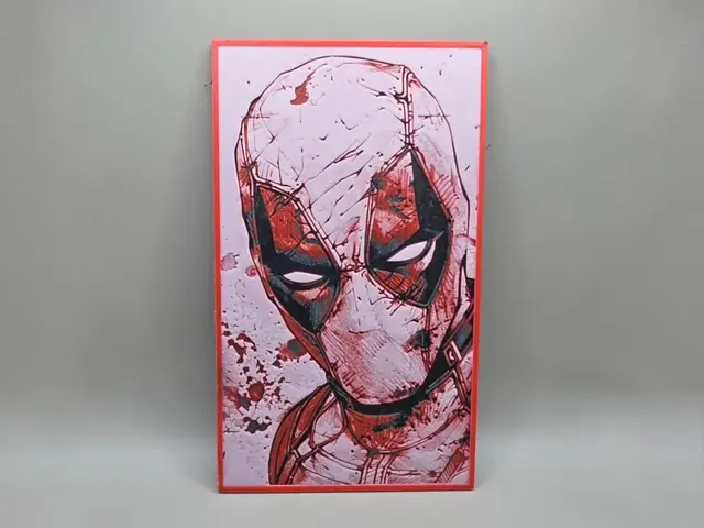HueForge model: DeadPool - HueForge by keko