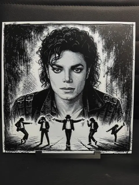 HueForge model: Michael Jackson by TheHueforgeLady