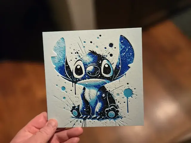 HueForge model: Graffiti Stitch Hueforge by 3Ree Printing
