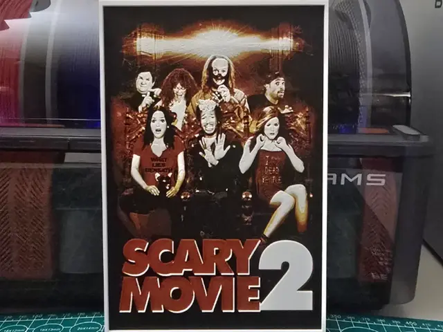 HueForge model: Scary Movie 2 Movie Poster - Hueforge Art by Lumpy3D