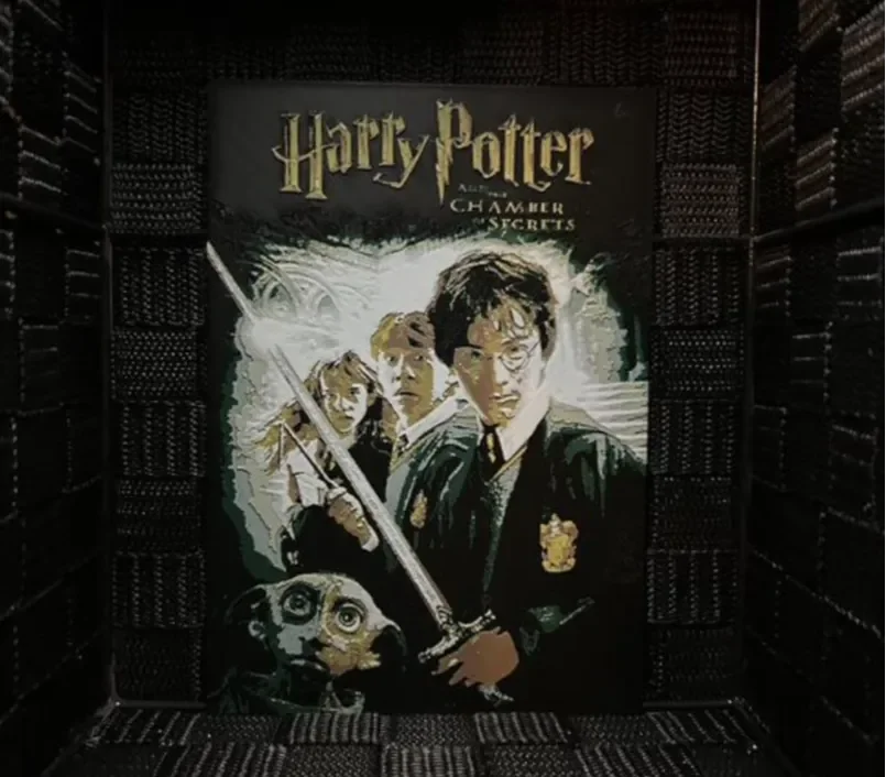 Hueforge Movie Poster -Harry Potter Chamber Secret by JoDau HueForge model: Hueforge Movie Poster -Harry Potter Chamber Secret by JoDau