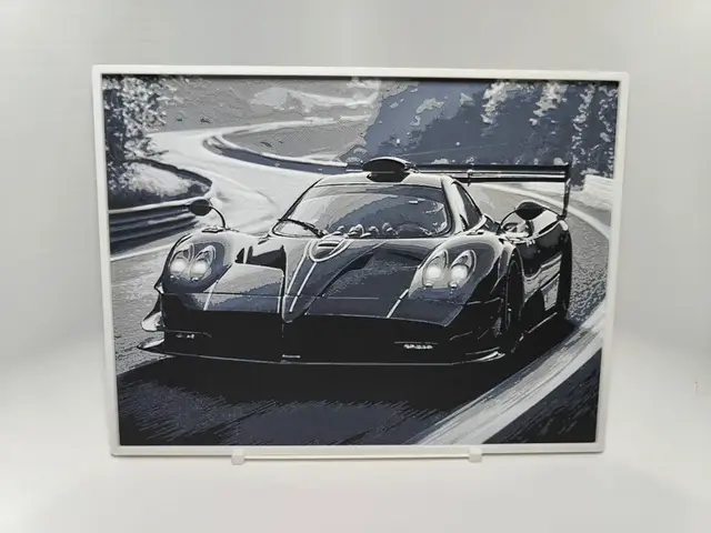 HueForge model: Pagani Zonda - Hueforge by BeaN