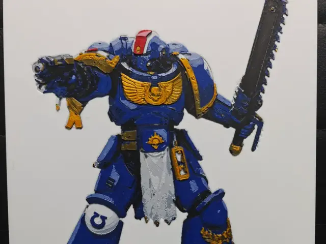 HueForge model: Ultramarines War hammer 40K by TheHueforgeLady