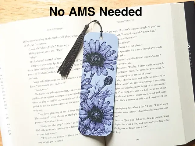 HueForge model: Bookmark, daisy. Hueforge by Dame Jo