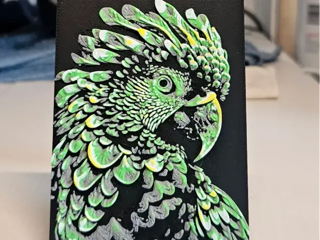 HueForge model: Parrot by Mano's 3d_Art