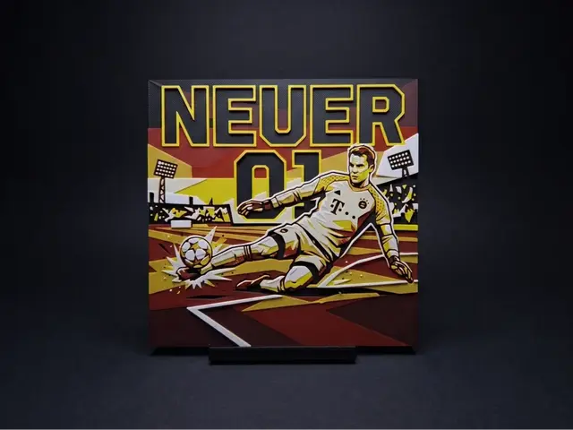 HueForge model: Manuel Neuer - Hueforge Wall Art by LED