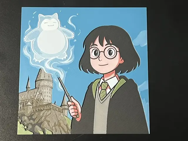 HueForge model: Custom Slytherin Student with Snorlax Patronus by FantasyZ