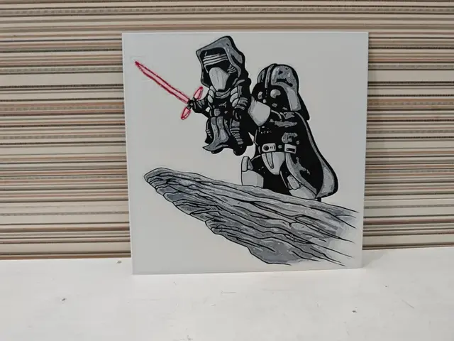 Hueforge Kylo Ren Star Wars and Homer Simpsons