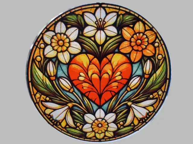 HueForge model: HueForge Stained-glass Valentine 1 by tlavedas