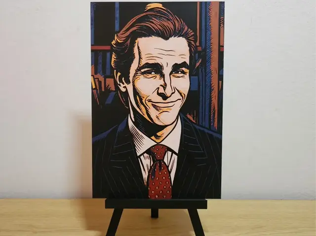 HueForge model: Patrick Bateman American Psycho Hueforge by Opao