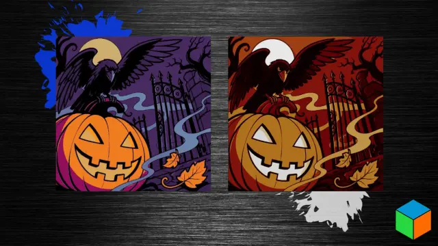 Pumpkin & Raven — With a Lithophane Version Too