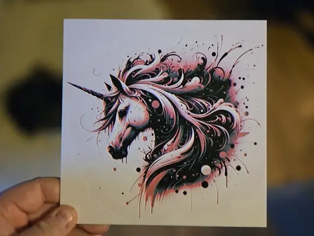 HueForge model: Graffiti Unicorn Hueforge by 3Ree Printing