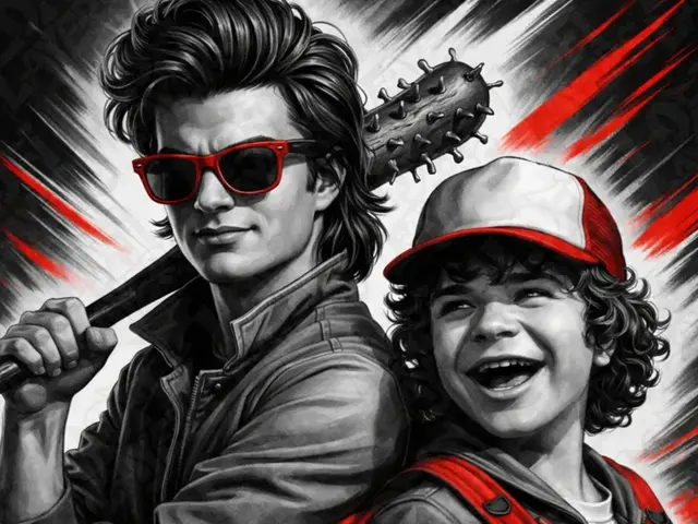 HueForge model: Steve & Dustin – Stranger Things Hueforge by LoFi Layers