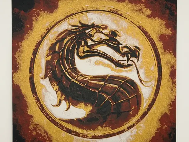 Mortal Kombat Dragon Emblem HueForge