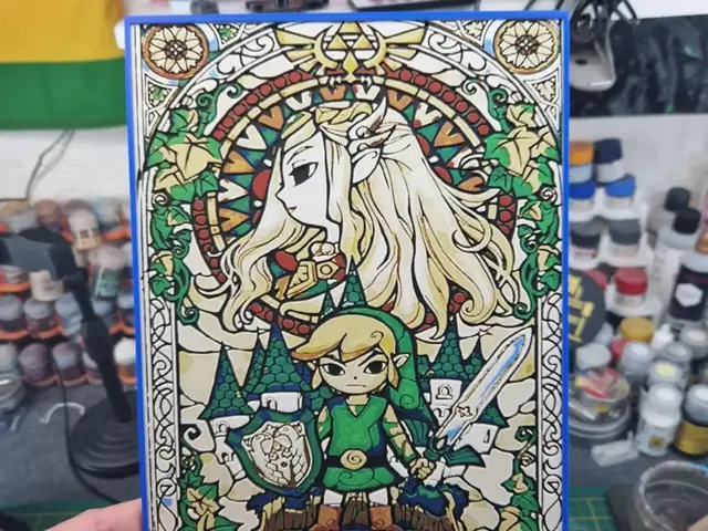 HueForge model: The Legend Of Zelda Hueforge - Link stained glass by Dakiren