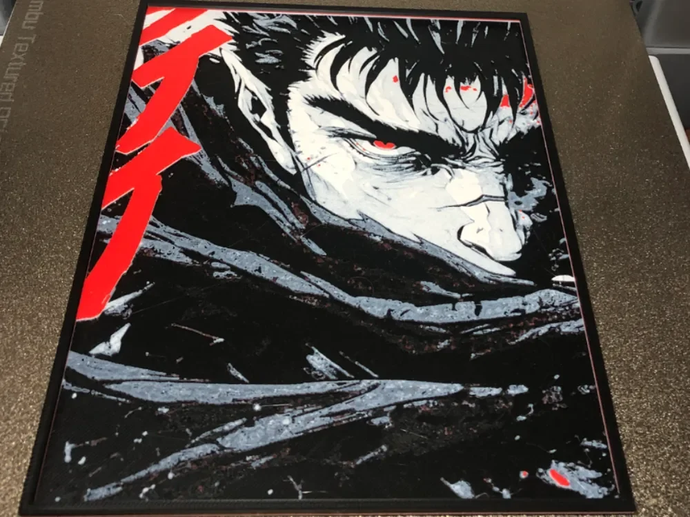 Guts (Guts) Berserk by Raiz_maker HueForge model: Guts (Guts) Berserk by Raiz_maker