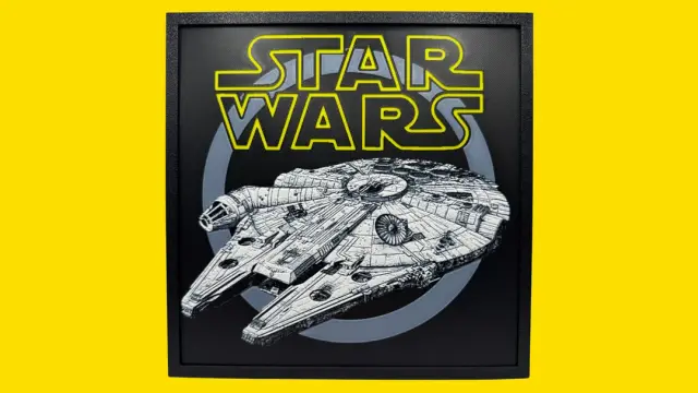 Millennium Falcon - Star Wars Hueforge