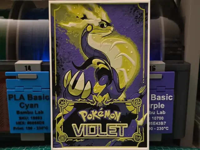 Pokémon Violet Poster - Hueforge Art