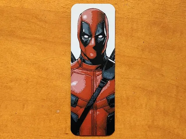 HueForge model: Deadpool Bookmark by Sarge