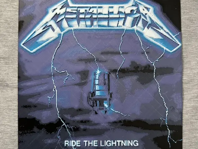 HueForge model: Metallica Ride the Lightning Hueforge by Hey Ben