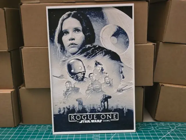 HueForge model: Rogue One: A Star Wars Story - Hueforge Art by Lumpy3D