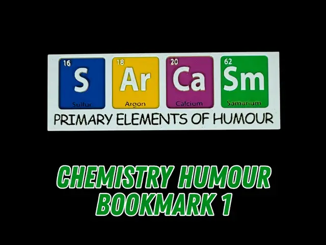 HueForge model: Sarcasm - Chemistry Humour Bookmark #1 by Canadian Gamer