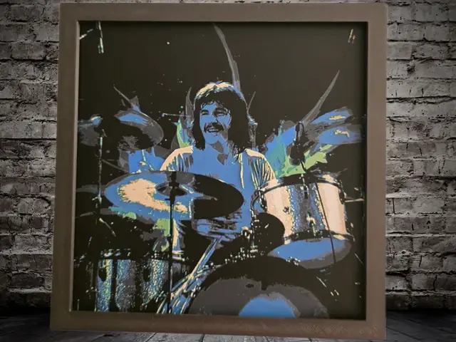 HueForge model: John Bonham - Led Zepplin - 200x200 by Side Quest Hues